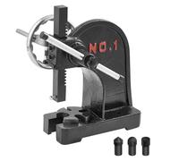 Presse à mandriner VEVOR, Presse manuelle à levier de 1 t, Presse manuelle à mandriner Presse manuelle de précision, 135 mm de hauteur maximale, Presse manuelle de bureau en fonte, pour poinçonner, pl