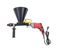 Presse à mortier électrique - 700 W - Pistolet à mortier portable - Accessoire électrique pour murs de maçonnerie et sols - Avec 2 buses et 1 huile