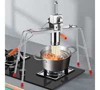 Presse À Nouilles Manuelle, Machine À Pâtes Vermicelles Ménagère Avec 9 Moules Différents, 50 Cm-56 Cm Peut Être Ajusté Librement, Corps Stable Et Facile À Utiliser, Pour Fettuccine Spaghetti Frais