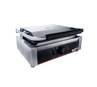 Presse à Panini Professionnelle Grill Électrique - 1 Plaque Inox Rainurée 2200W