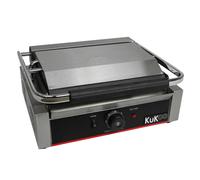 Presse à Panini Professionnelle Grill Électrique - 2 Plaques Inox Rainurée 2200W