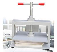 Presse À Papier Manuelle En Métal Épaissi A3 A4 Machine De Presse De Livre Force D'aplatissement De 1500 Kg Machine À Aplatir Les Factures De Bureau Pour La Maison L'éCole Le Bureau(A4)