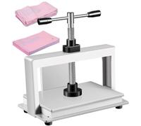 Presse à Papier Manuelle, redresseuse de Livres en Acier A3 et A4, Pression de 1 500 kg avec Double Barre d'équilibrage, pour Documents Financiers, Commandes Express et Billets de Banque A4