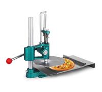 Presse à pâte à Pizza Robuste en Acier Inoxydable, épaisseur réglable, Double Plaque pour des tartes à la Main parfaites, du Pain de Viande et de la Cuisson - Outil d'aplatissement Facile de la