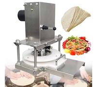 Presse à pâte électrique robuste en acier inoxydable pour tortillas | Presse à pâte électrique robuste en acier inoxydable, conçue pour presser la pâte à tortillas de manière fiable pour la