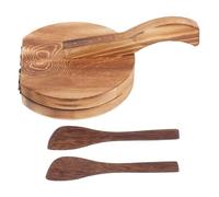 Presse à Pâte en Bois Marron 1 Set pour Raviolis et Biscuits