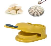 Presse à pâte,Fabricant de moules à boulettes 2 en 1 - Artefact de peau de boulette de presseur de pâte, moule d'emballage de peau, emballages de boulette Empanada Maker Gadgets de cuisine