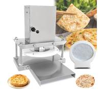 Presse à Pâte Inox Commerciale - Machine à Façonner Manuelle pour Empanadas, Tortillas, Samosas, Steaks Hachés | Épaisseur Réglable | Pour Restaurant, Boulangerie, Cuisine Familiale