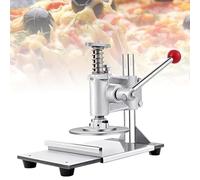 Presse à pâte manuelle avec plaque de pression en acier inoxydable et réglage de l'épaisseur, angle de pression vers le bas de 180° pour tortillas et pâtisseries