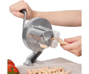 Presse à pâtes à macaroni - Machine manuelle portable en acier inoxydable | Extrudeuse de pâtes ergonomique à manivelle Outil de cuisine Gadget de cuisine compact non électrique pour couper la pâte