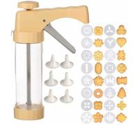 Presse à pâtisserie, presse à biscuits, seringue de décoration avec 16 modèles et 6 buses pour biscuits à gâteau