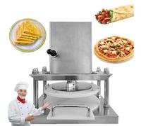 Presse à Pizza électrique, laminoir à pâte Professionnel pour Pizzas, laminoir à pâte pour pâtisserie, diamètre 22 cm/25 cm/30 cm, en Acier Inoxydable pour Pizzas, Croissants, pâtisseries, 22 cm/8,66