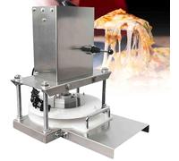 Presse à pizza électrique, presse à tortillas robuste en acier inoxydable | Presse à pâte électrique robuste en acier inoxydable, idéale pour presser la pâte à pizza et les tortillas de manière
