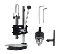 Presse À Plateau Manuelle Avec Mandrin et Jauge À Cadran, Poinçonneuse Réglable, Pression de 160 Kg/350 Lb, Adaptée Au Gaufrage du Cuir et du Plastique(Square head)