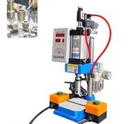 Presse à poinçonner pneumatique, presse à poinçonner pneumatique industrielle robuste, avec affichage numérique, pour les opérations industrielles de travail des métaux et de rivetage.(200kg)