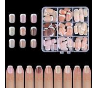 Presse À Pointe Française Sur Les Ongles Faux Presse Courte Sur Les Courts Pour Art Manucure À Application Rapide