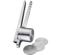 Westmark Presse à pommes de terre et Spätzle Quadro – Inox, 4 disques interchangeables, argenté