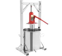 Presse à raisin hydraulique manuelle pour la fabrication de jus, équipement de brassage domestique de 12 L
