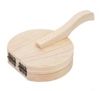 Presse à raviolis en bois pour créer des emballages ronds plats pour plier et sceller divers remplissages