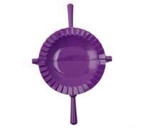Presse à raviolis en plastique rouge 19 cm (violet) | Presse en plastique rouge, taille 19 cm, permet de percer facilement les raviolis, poignée ergonomique, surface antiadhésive