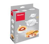 Presse à raviolis, set de 3, blanc