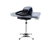 Speedypress 91HD Presse à Repasser à Vapeur Professionnelle Argenté 91cm avec Support (+ Fer à Repasser, Cartouche de Filtrage d'Eau Supplémentaire, Housse de Rechange et Mousse)