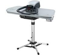 Presse à Repasser à Vapeur 101HD Professionnelle 101cm avec Support/Socle - Argent (+ Filtre à eau Anti-écaillement GRATUIT, Couverture de Rechange et Sous-Feutre en Mousse)