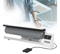 Presse à repasser rotative à vapeur - 90 cm - Professionnel - Pour tissu continu - Avec pédale - Pour linge d'hôtel et draps de lit