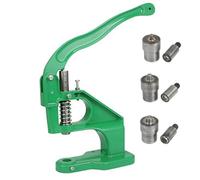 Presse à Rivets, Presse Manuelle avec Matrices, Vis de Réglage et Facile à Utiliser, Outil à Œillets pour Cuir Tissu Ceinture Fournitures DIY green 6.0mm/8.0mm/10mm