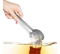 Presse à sachets de thé - Presse-sachets de thé ronds en acier inoxydable anti-brûlure - Porte-sachets de thé pour saisir des glaçons Black Tea Earl Grey Iced Tea Bags Milkshake Delr