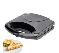 Presse à sandwichs, grille électrique double face en acier inoxydable à chauffage rapide - Grill d'intérieur - Pour mini gaufres, omelettes, hamburgers, apéritifs et