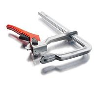 BESSEY GH30 serre-joints Pince à cliquet 30 cm Acier brossé, Rouge