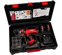 Presse à sertir électro-mécanique VIPER M2X- VIRAX - avec 2 batterie 18v 2.0Ah + Inserts V12-14-16-18-22 - 253562