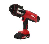 Presse à sertir électro-mécanique VIPER M2X- VIRAX - avec 2 batterie 18v 2.0Ah + Inserts V12-14-16-18-22 - 253562