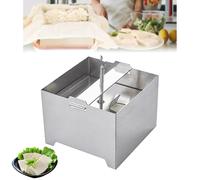Presse à tofu en acier inoxydable, machine à fromage réglable avec évacuation rapide de l'eau de 10 à 30 minutes, tofu plus ferme pour la fabrication maison et du fromage 12 * 16cm/4.7 * 6.2in