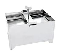 Presse à tofu Moule robuste en acier inoxydable avec trou de vidange et bac d'égouttage pour élimination rapide et efficace de l'eau Presse à paneer pour fromage - Tofu