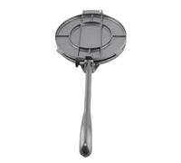 Presse à Tortilla, Compacte en Alliage d'aluminium Manuel Antiadhésif Tortilla Quesadilla Maker Outil de Pressage Robuste pour Pizza Maison Tarte Patty Faisant des Aliments Plats (20 cm Noir)
