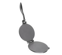 Presse à Tortilla, Compacte en Alliage d'aluminium Manuel Antiadhésif Tortilla Quesadilla Maker Outil de Pressage Robuste pour Pizza Maison Tarte Patty Faisant des Aliments Plats (16 cm Noir)