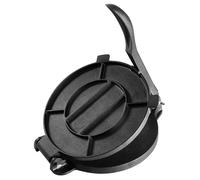 Presse à Tortilla-Duoku- 10 pouces- Machine à Roti Robuste en Fonte- avec 100 Pièces de Papier Sulfurisé- Pré-assaisonnée