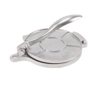 Presse à Tortilla en Aluminium pour Gâteaux Chinois, Pâtisseries, Presse à Pâte en Alliage D'aluminium pour la Fabrication de Galettes de à Pizza, Outil de Pressage (16 cm Argent)