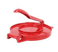 Presse à Tortilla en Fonte - Presse à Rotis Multifonctionnelle 9,8 X 10 Pouces, Presse à Tortilla à Farine, Machine à Quesadilla, Machine à Tacos (rouge)