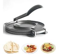 Presse à Tortillas de Maïs, Fabricant de Tortillas en Alliage D'aluminium, Fournitures de Cuisine pour Machines à Tortillas Grises, Adaptées à la Fabrication de Tortillas, de Biscuits, de Viandes Gril