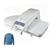 Presse à Vapeur Textile 1800W, Soin du Linge avec Vapeur Haute Température, Surface XL 80cm pour Repasser les Nappes et le Linge de Lit Rapidement, Qualité Hôtelière