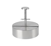 Presse à viande avec revêtement anti-adhésif : 5 tailles disponibles - rebond automatique, facile à nettoyer, moule à hamburger en acier inoxydable