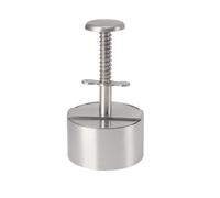 Presse à viande avec revêtement anti-adhésif : 5 tailles disponibles - rebond automatique, facile à nettoyer, moule à hamburger en acier inoxydable