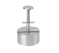 Presse à viande avec revêtement anti-adhésif : 5 tailles disponibles - rebond automatique, facile à nettoyer, moule à hamburger en acier inoxydable