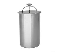 Presse à viande en acier inoxydable avec thermomètre - Cuiseur à jambon et à saucisse robuste pour une texture uniforme, viandes saines faites maison, outil de cuisine de qualité 304, 20 x 11,5 cm