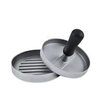 Presse à Viande hachée Manuelle (Alliage d'aluminium) - Poignée Noire, for Former Les galettes et garnir, Cuisine(Black Handle(Spray P)