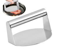 Presse à viande pour cuisson, Presse à hamburger Smash - Spaccahamburger pour - Presse-hamburger ergonomique pour , outils de cuisson précis pour presse à grille en acier inoxydable