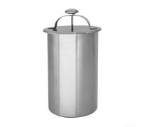 Presse à viande robuste en acier inoxydable Thermomètre intégré pour cuisson saine du jambon Accessoire de cuisine 20 cm